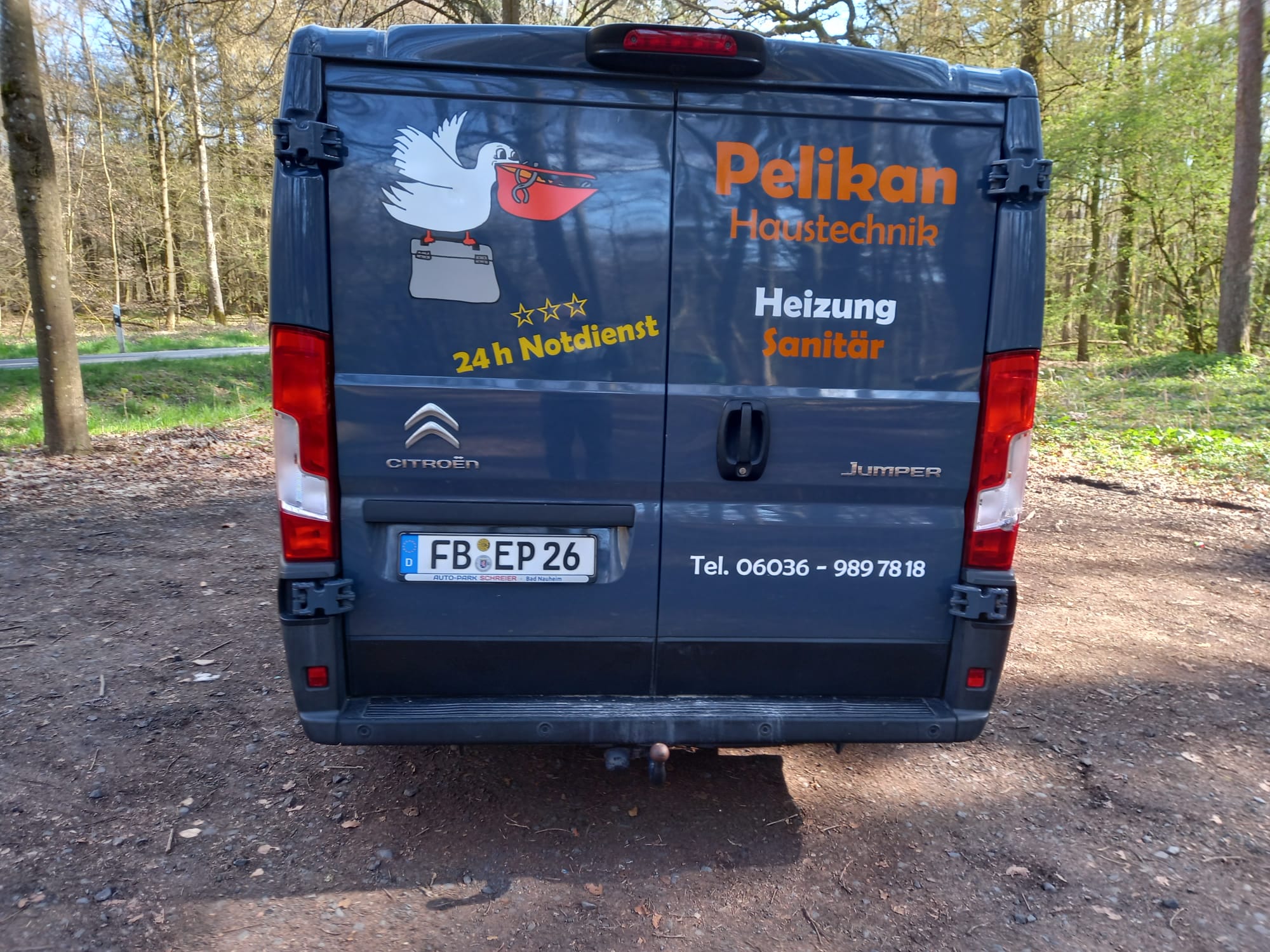 Pelikan Haustechnik 24h Notdienst Einsatzfahrzeug